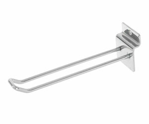 Slatwall Double Hook 250mm - 1x Per Pack