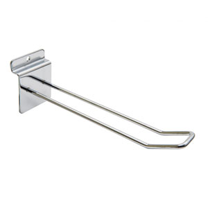Slatwall Double Hook 250mm - 1x Per Pack