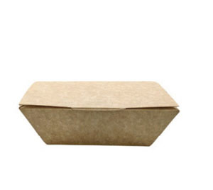 Small Kraft Nested Takeaway Boxes - 50x Per Pack