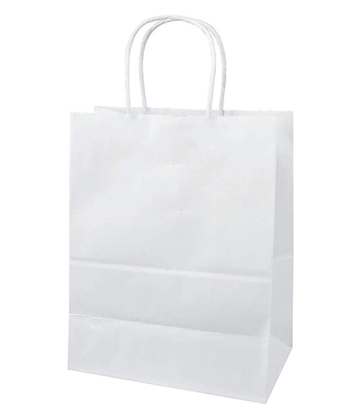 Small Fashion Bags - Twisted Handle White - 125x Per Pack