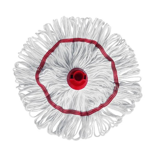 Socket Mop Head - Premium Cotton Red 300gsm - 1x Per Pack