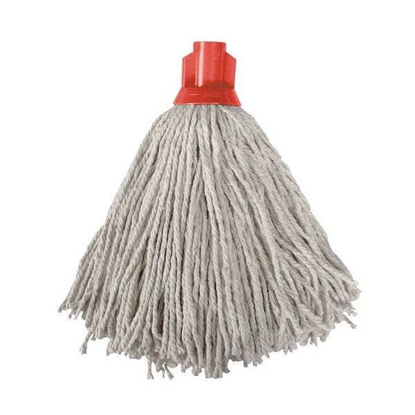 Socket Mop Head - Cotton Red 265gsm - 1x Per Pack
