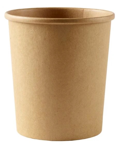 26oz Kraft - Soup Cup Container Only - 50x Per Pack