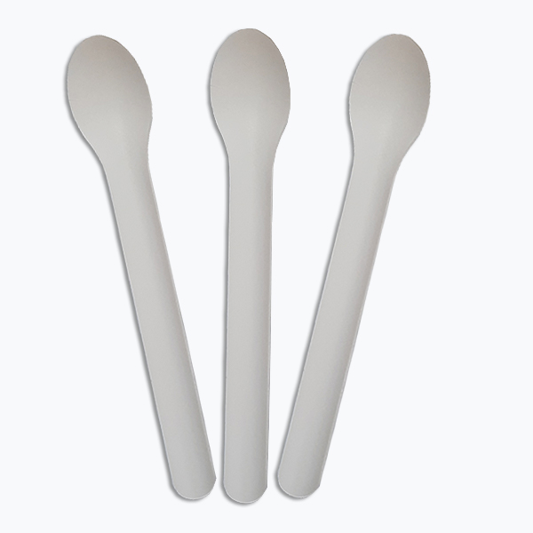 Heavy Duty White Paper Spoons - 100x Per Pack