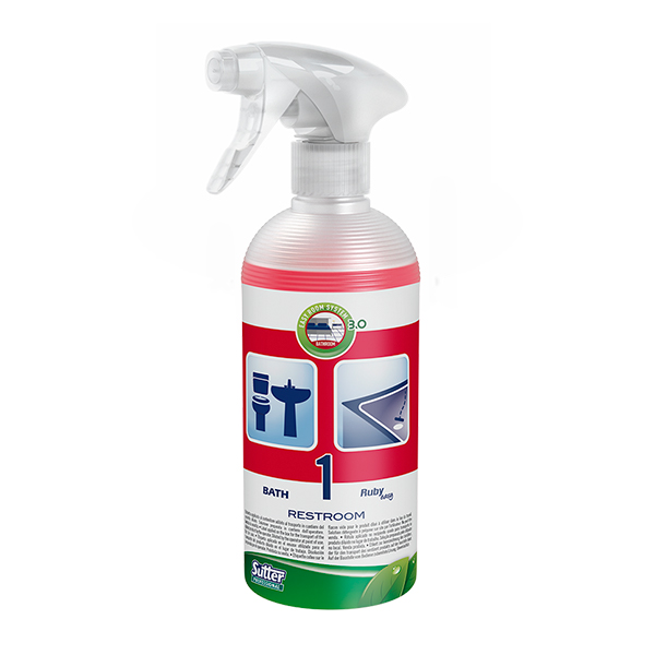 Zero Empty Spray Bottle ECOCAPS Bath and Ruby Easy - 0.5 Litre