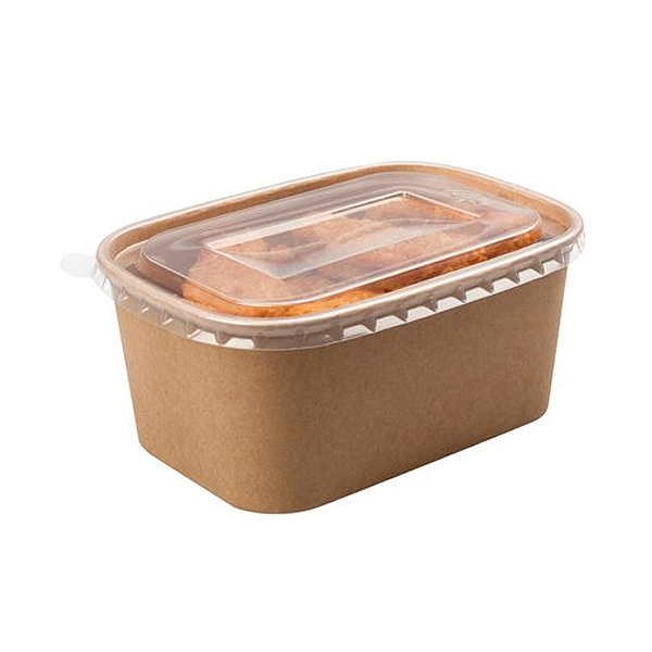 Large Kraft Deli Containers 1000ml - 50x Per Pack