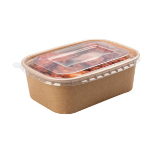 PET Food Container Lids - 50x Per Pack