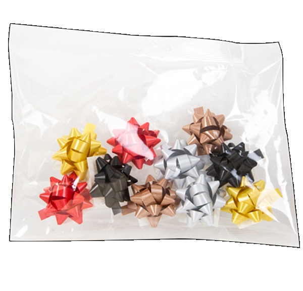 Star Satinated Bows - 50mm  - 10x Per Pack