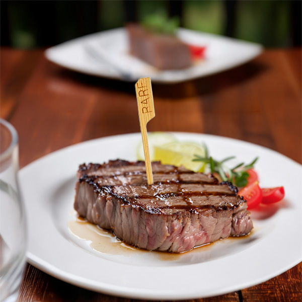 Bamboo Steak Markers - Rare - 90mm - 100x Per Pack