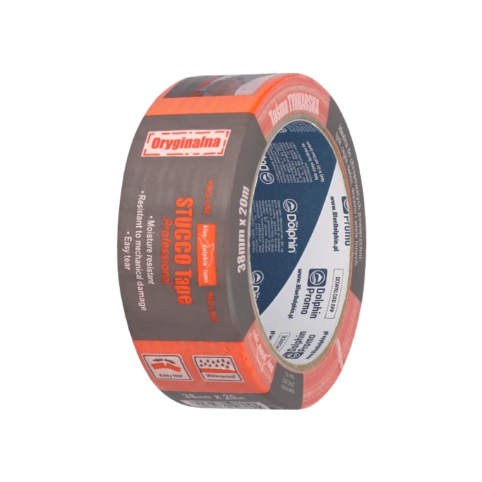 Blue Dolphin Rough Exterior Orange Masking Tape - 48mm x 50m - 1x Roll Per Pack