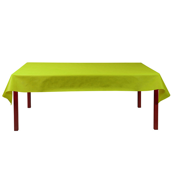 Party Tablecloth Roll Kiwi Green - Premium Fabric Like - 1.2m x 6m - 1x Per Pack