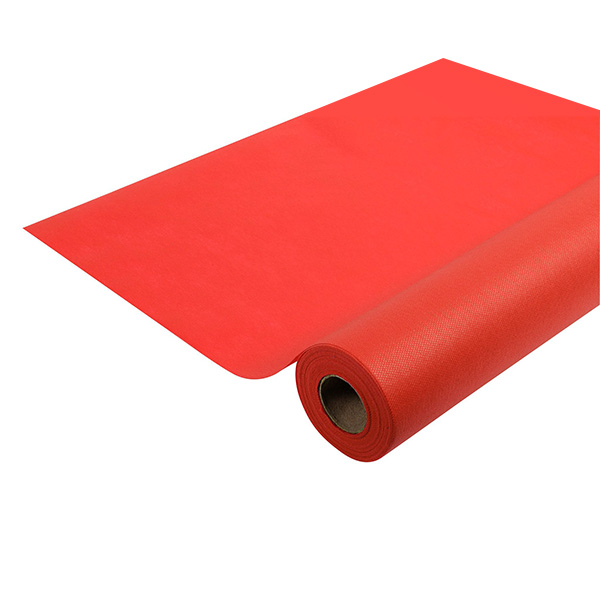 Party Tablecloth Roll Red - Premium Fabric Like - 1.2m x 6m - 1x Per Pack