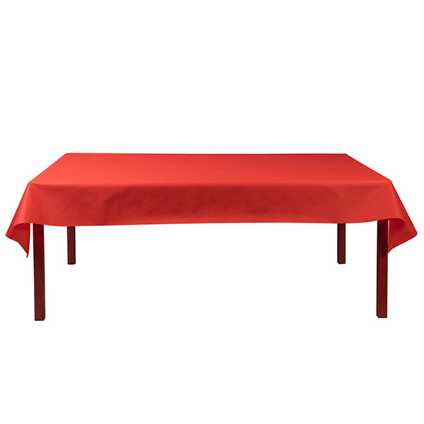 Party Tablecloth Roll Red - Premium Fabric Like - 1.2m x 6m - 1x Per Pack