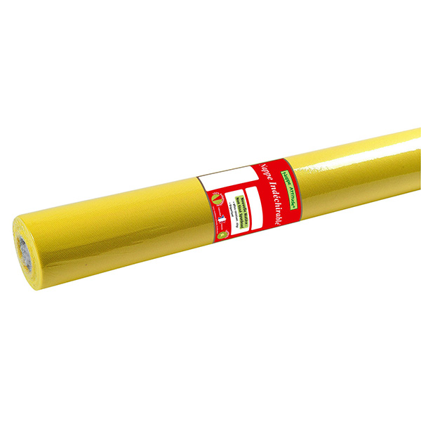 Party Tablecloth Roll Yellow - Premium Fabric Like - 1.2m x 6m - 1x Per Pack