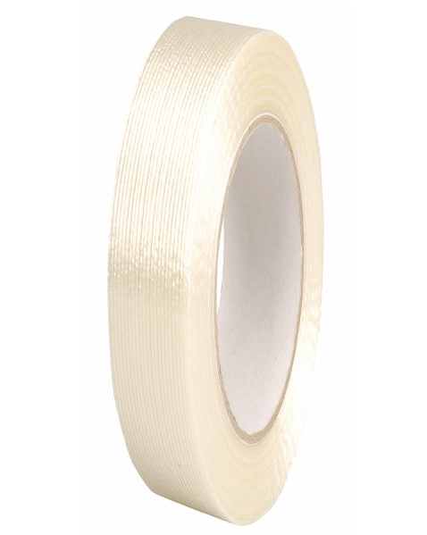 Crossweave Reinforced Tape - 25mm x 50Metres - 1x Roll Per Pack