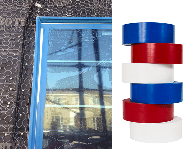 Blue Dolphin Exterior Blue Masking Tape - 38mm x 50m - 1x Roll Per Pack