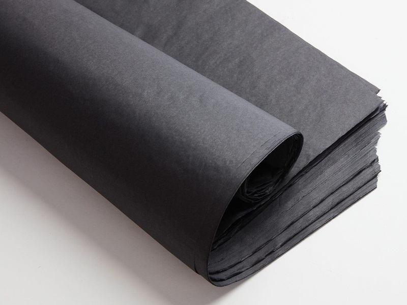 Tissue Paper, Black  - 500 x 750mm - 240x Per Pack
