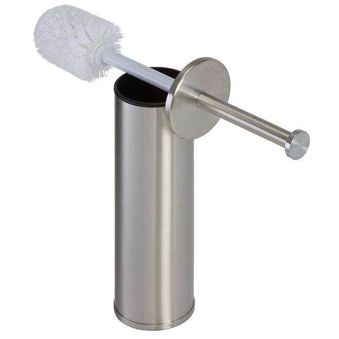Stainless Steel Toilet Brush & Holder - 1x Per Pack