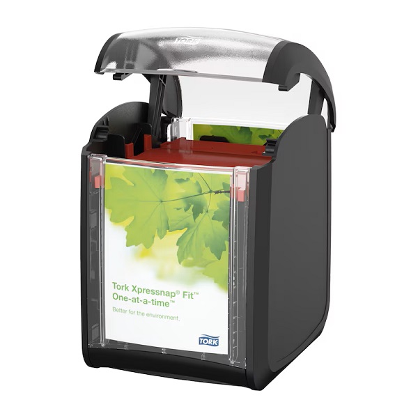 Tork Xpressnap Fit Counter Napkin Dispenser N14 Black - 1x Per Pack