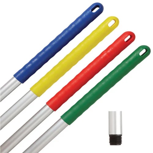 Excel/RHP Mop Handle Aluminium Red - 1.2 Metre - Red Grip