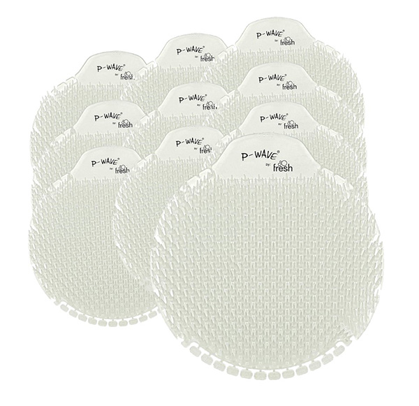 P-Wave Biodegradable 30 Day Urinal Screens - Honeysuckle - 10x Per Pack