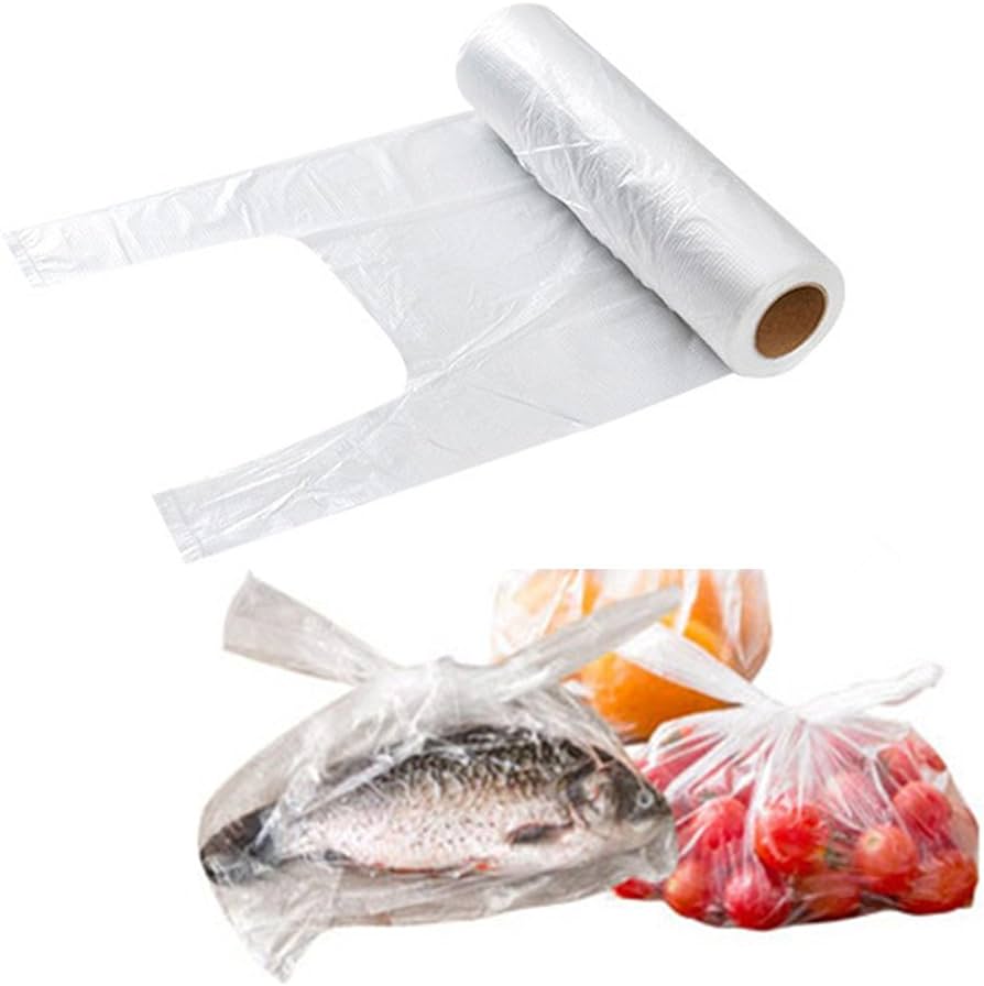 Vest Bags on Rolls High Density - 225mm x 350mm x 450mm - 250x Per Roll