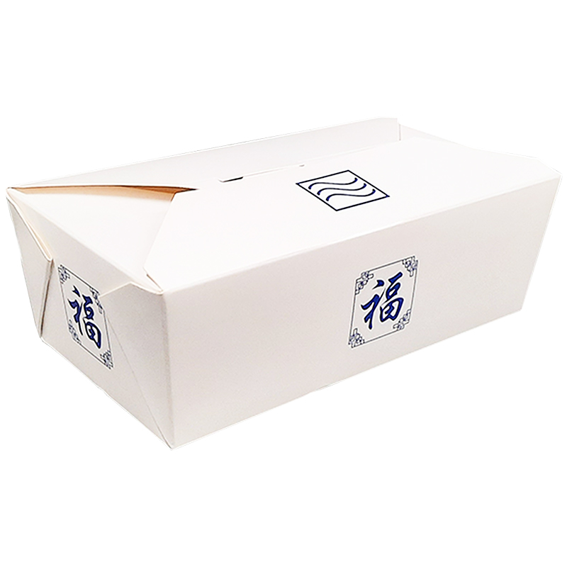 No.3 Multi-Food Blue VIP White Boxes - 2000ml Lockable Lid - 50x Per Pack