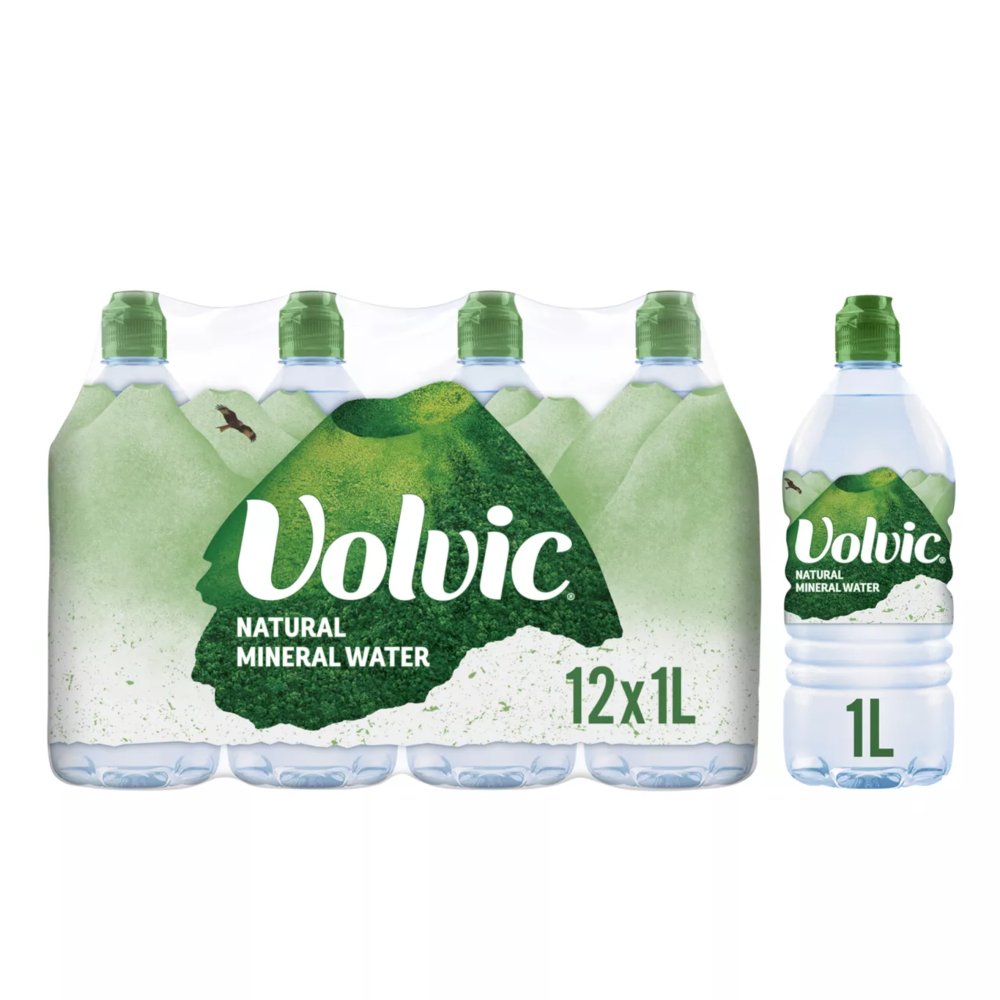 Volvic Naturel Mineral Water 1 Litre Bottles - 12x Per Case Volvic Naturel Mineral Water 1 Litre Bottles - 12x Per Case