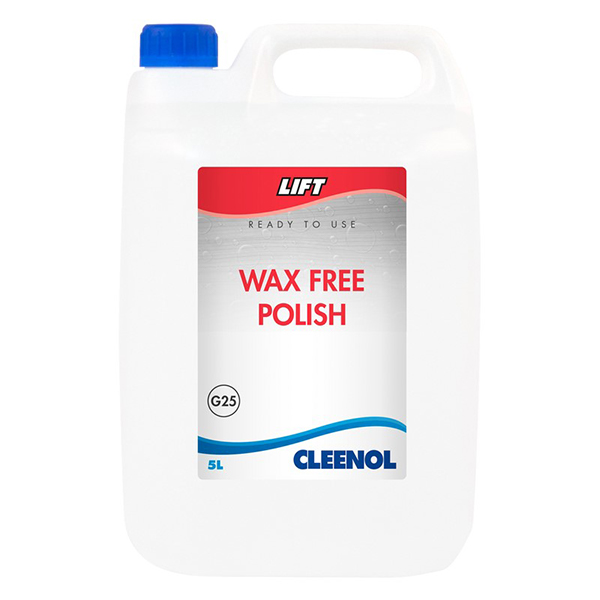 Cleenol Lift Wax-Free Polish - 5 Litre Drum