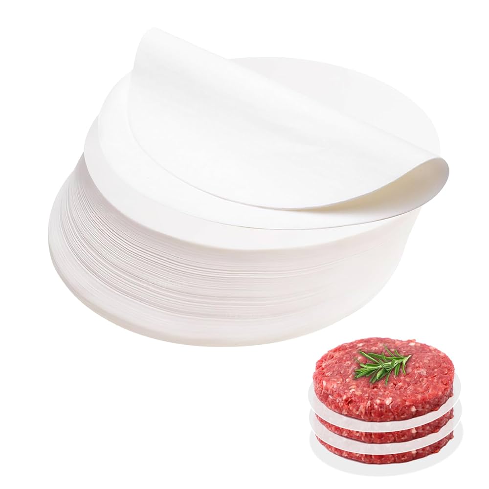 Waxed Paper Burger Discs 4