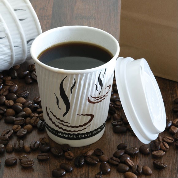 8oz Ripple Wall - Weave Wrap Cup - 25x Per Pack