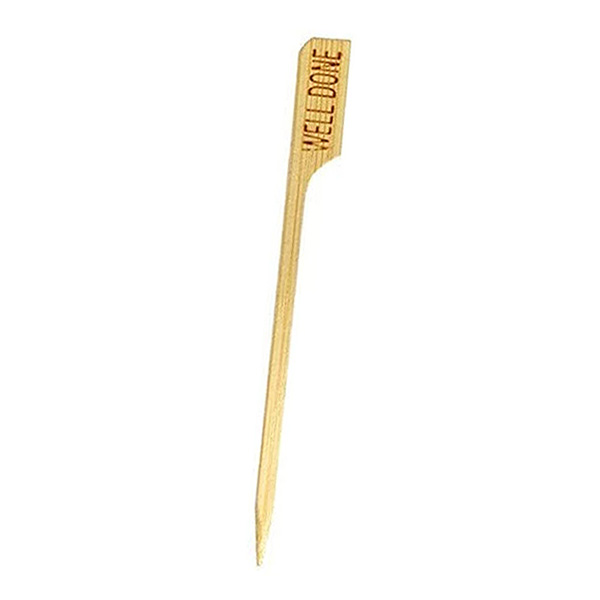 Bamboo Steak Markers - Well Done - 90mm - 100x Per Pack