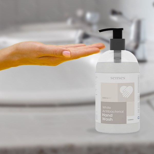 Senses White Antibacterial Hand Wash - 500ml Bottle