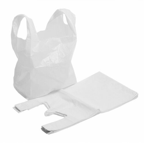 White Carrier Bags 10