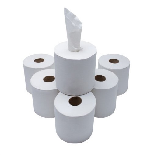 White Centrefeed Rolls 2Ply 165mm x 120 metres - 6x Per Pack