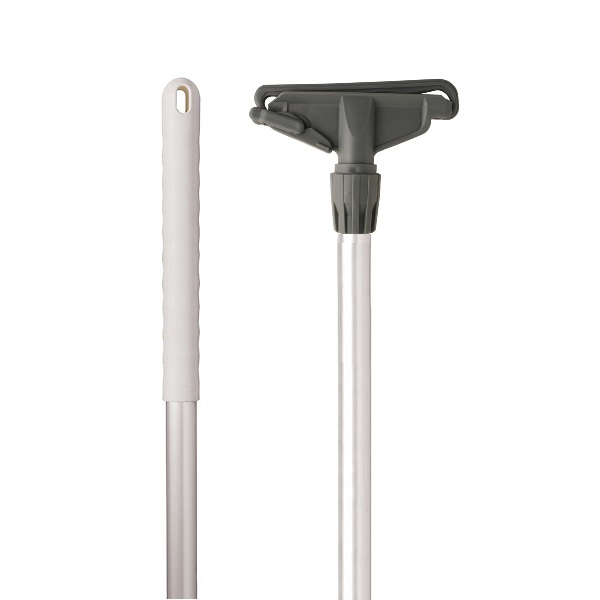 Kentucky Mop Handle Aluminum White - 1.4 Metre - White Grip
