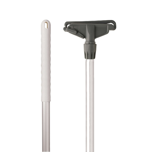 Kentucky Mop Handle Aluminium White - 1.2 Metre - White Grip