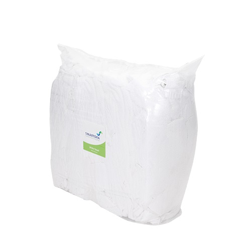 White Towel Absorbent Wiping Rags - Grade A - 3KG Carry Bag