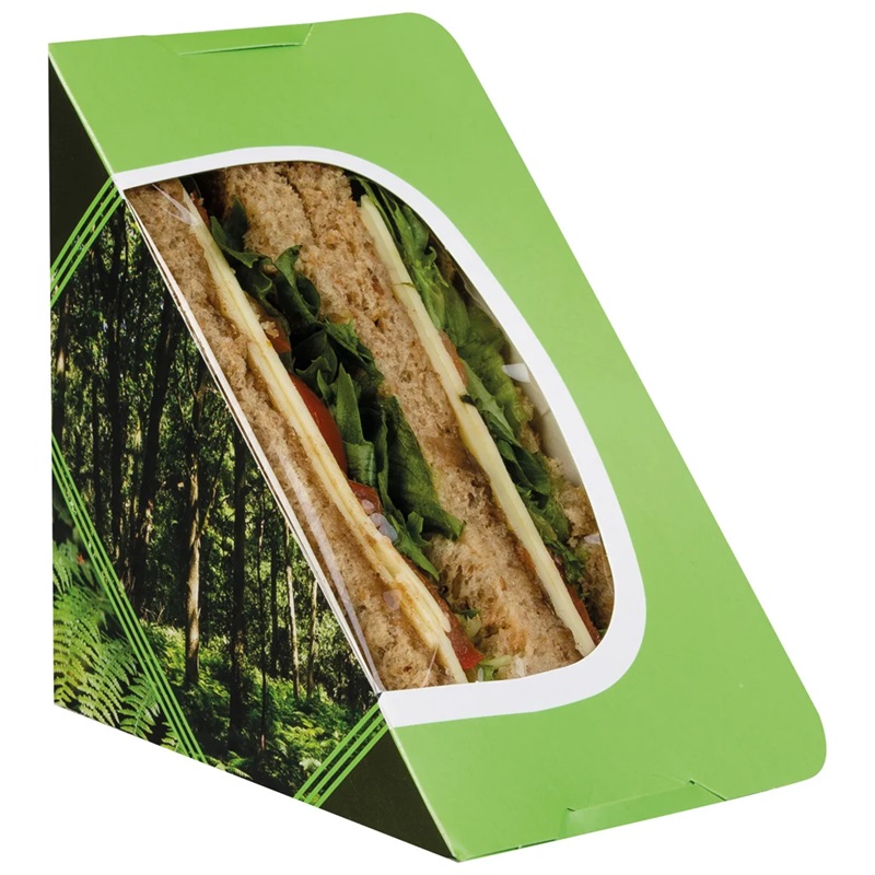 Sandwich Wedge Boxes Self Seal Pack Wildlife 125.5x75/76x125.5mm - 500x Per Case