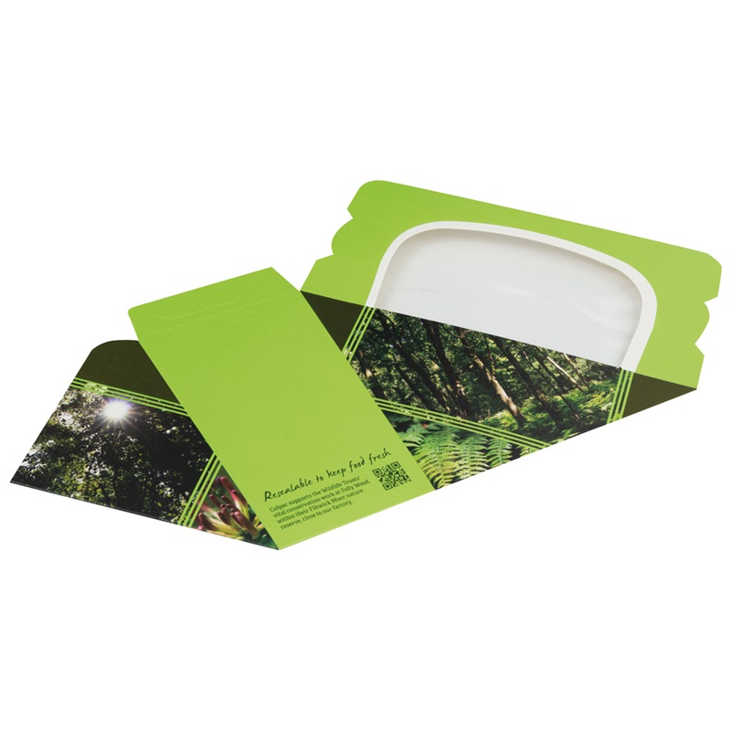 Sandwich Wedge Boxes Self Seal Pack Wildlife 125.5x75/76x125.5mm - 500x Per Case