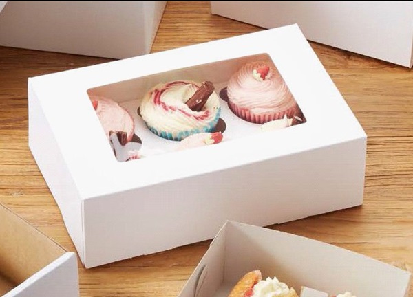 White Window 6 Cake Box - 125x Per Case