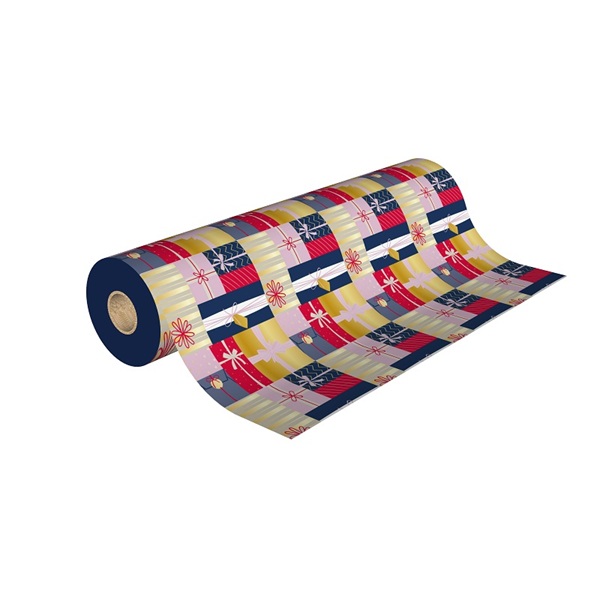 Gift Wrapping Coated Rolls - Design Multicoloured - 500mm x 100m 60gsm - 1x Roll Per Pack Gift Wrapping Coated Rolls - Design Multicoloured - 500mm x 100m 60gsm - 1x Roll Per Pack