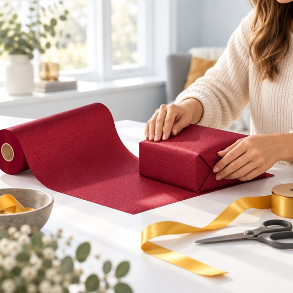 Gift Wrapping Coated Rolls - Design Connect - 500mm x 100m 60gsm - 1x Roll Per Pack Gift Wrapping Coated Rolls - Design Connect - 500mm x 100m 60gsm - 1x Roll Per Pack