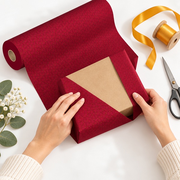 Gift Wrapping Coated Rolls - Design Connect - 500mm x 100m 60gsm - 1x Roll Per Pack Gift Wrapping Coated Rolls - Design Connect - 500mm x 100m 60gsm - 1x Roll Per Pack