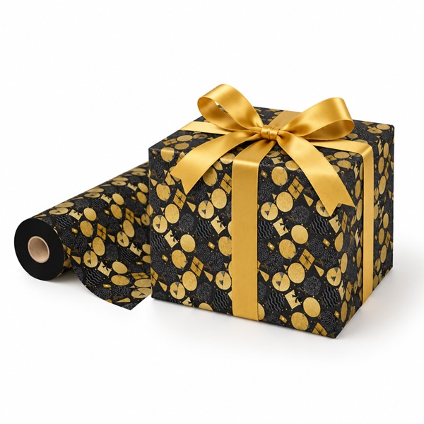 Gift Wrapping Coated Rolls - Design Bougies- 500mm x 100m 60gsm - 1x Roll Per Pack Gift Wrapping Coated Rolls - Design Bougies- 500mm x 100m 60gsm - 1x Roll Per Pack