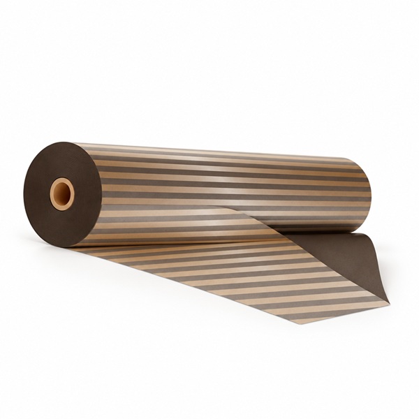 Gift Wrapping Coated Rolls - Design Lines - 500mm x 100m 90gsm - 1x Roll Per Pack