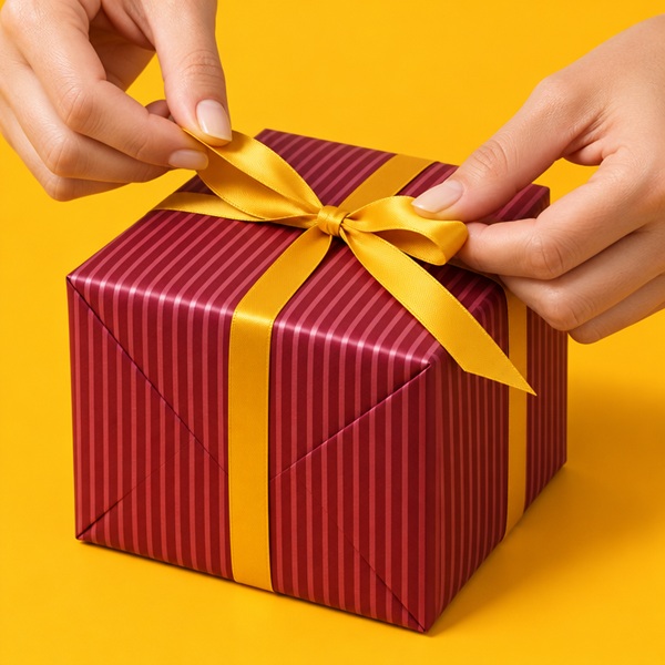 Gift Wrapping Coated Rolls - Design lines - 500mm x 100m 60gsm - 1x Roll Per Pack