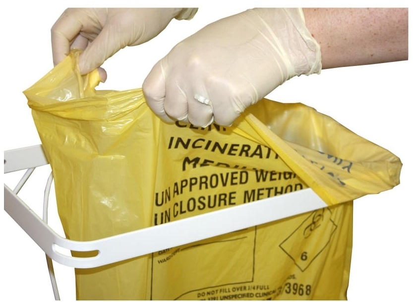 Yellow Clinical Waste Bags - 17