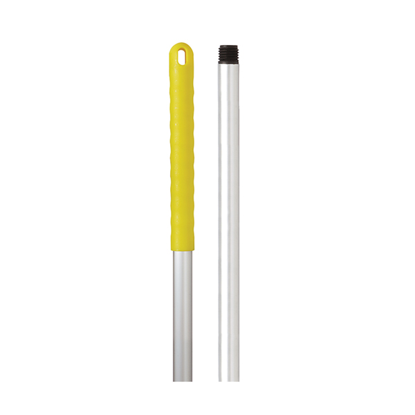 Squeegee Mop Handle Aluminium Yellow - 1.4 Metre - Yellow Grip Squeegee Mop Handle Aluminium Yellow - 1.4 Metre - Yellow Grip