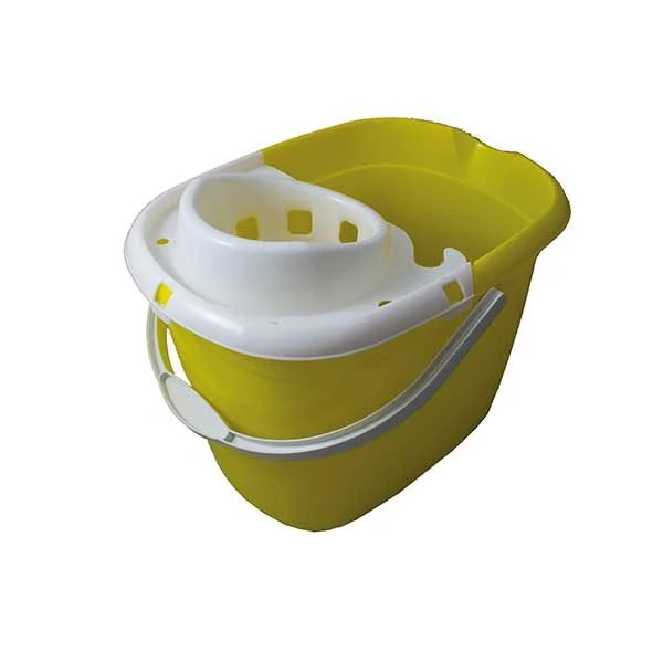 Standard Mop Bucket with Wringer Yellow 15 Litre - 1x Per Pack